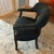 Mid-Century Modern Upholstered Vintage Office Chair With Nailheads For Sale - Image 3 of 6