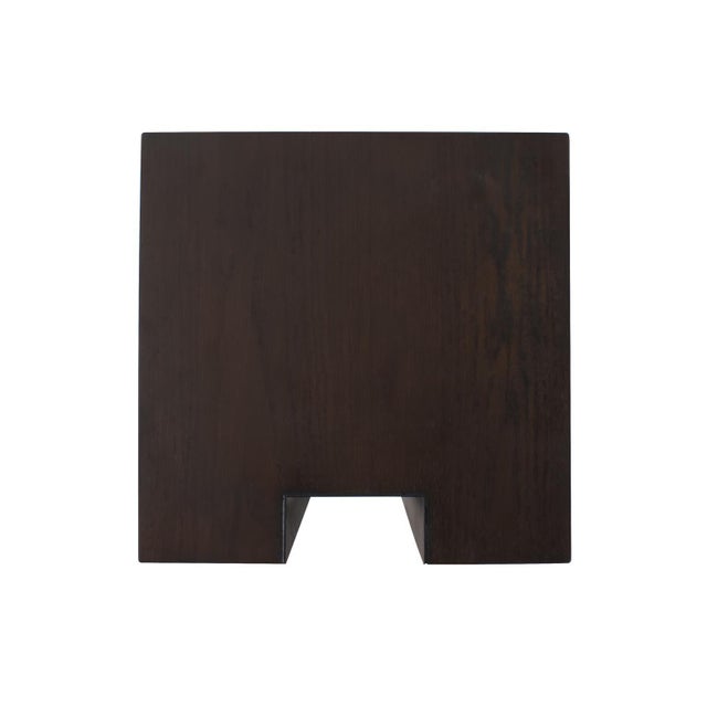 2020s Bertoia Black Wooden Display Pedestal- Short For Sale - Image 5 of 10