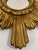 1950s Italian 14.5" Giltwood Sunburst Wall Mirror For Sale - Image 10 of 18