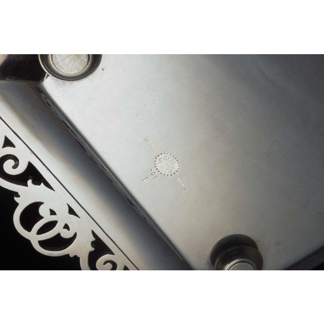 Rectangular Sterling Silver Model 305B Tray from Georg Jensen, 1940s For Sale - Image 4 of 5