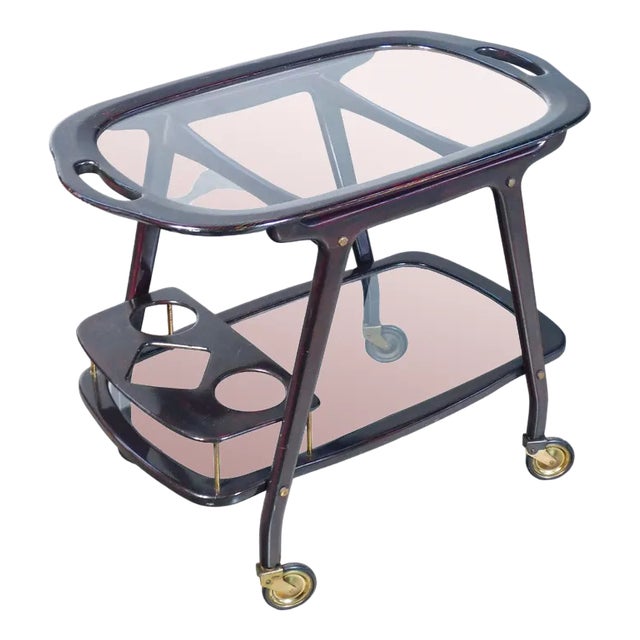 Vintage Food Trolley by Cesare Lacca, 1950s For Sale