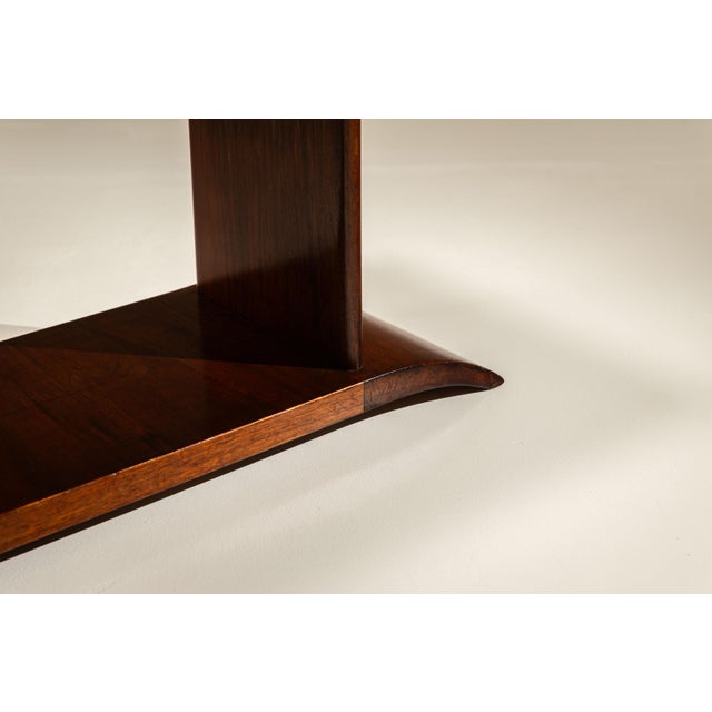 Coffee Table in Mahogany by T Woonhuys, the Netherlands, 1930s For Sale - Image 6 of 9