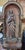 Wooden Devotional Statue Representing the Virgin with the Sorrowful and Immaculate Heart, 1800s For Sale - Image 4 of 9