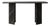 Console Table in Black Marquinia Marble, 1980s For Sale