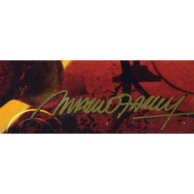 "Golden Chord II" by Malcolm Farley Original Giclee on Stretched Canvas Hand signed by the artist Stretched Canvas Size:...