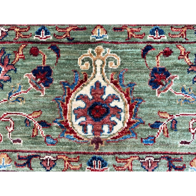 Hand-Knotted Afghan Ziegler Chobi Bidjar Style Wool Area Rug - 8'0" X 9'11" For Sale - Image 9 of 13