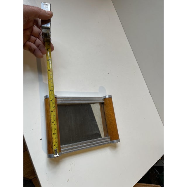 Silver Bauhaus Streamline Plateau Mirror Tray, 1930s For Sale - Image 8 of 10