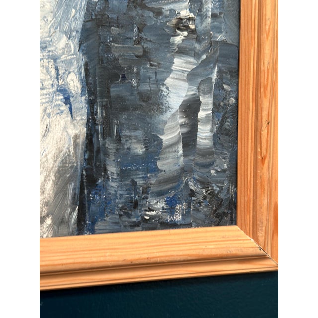 So, Lady in Blue, 1950s, Oil on Canvas, Framed For Sale - Image 7 of 18
