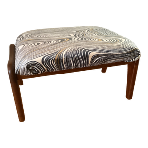 Mid Century Upholstered Adrian Pearsall Ottoman/Stool Unmarked