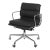 Black Leather EA-217 Office Chair by Charles Eames for Vitra For Sale