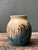 Cerulean Vintage Studio Pottery Glazed Ceramic Vase For Sale - Image 8 of 16