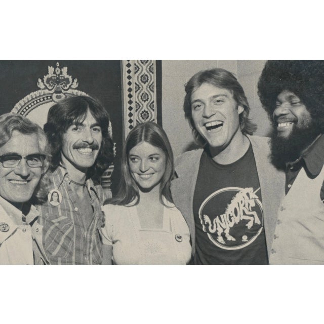 Henry Grossman, George Harrison, Black and White Photograph, 1970s For Sale