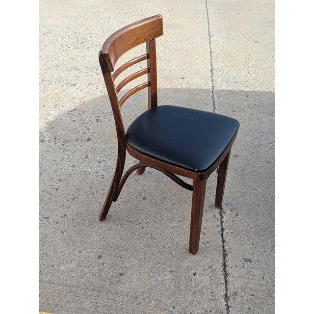 Mid 20th Century Bentwood Bistro Chair in the Style of Thonet For Sale - Image 4 of 7