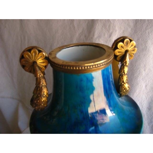 Late 19th Century Late 19th Century Sevres Paul Milet Pair of Vases For Sale - Image 5 of 11