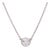 Tiffany & Co. Elsa Peretti Diamonds by the Yard 0.54ct Plat Solitaire Necklace For Sale