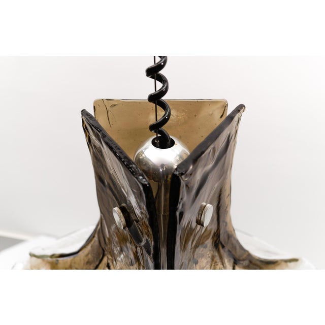 Pendant Lamp in Murano Glass from Mazzega, Italy, 1960s For Sale - Image 9 of 13