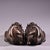 Pair of Antique Silver-Plated Guardian Lion Figurines, 2000g Total, High Relief For Sale In Los Angeles - Image 6 of 10