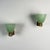 Green Vintage Murano Glass and Brass Wall Sconces by Tomaso Buzzi for Venini, 1940s, Set of 2 For Sale - Image 8 of 18