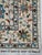 Coastal Vase Design Area Rug, Hand-Knotted Wool, Floral, 6x8, Ivory & Turquoise For Sale - Image 3 of 12