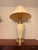Neoclassical Style Brass Drape Table Lamps a Pair For Sale - Image 11 of 12