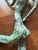 Verdigris Vintage Bronze 14.5” Brutalist Running Figure For Sale - Image 8 of 16