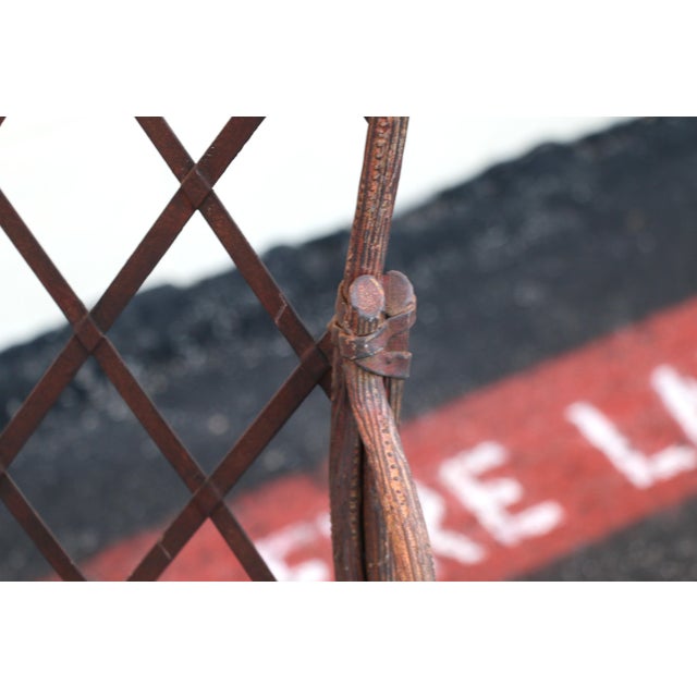 Vintage Set of Six Gregorius Pineo Faux Bois Twig Iron Outdoor Armchairs — Los Angeles, Ca, Late 20th Century For Sale - Image 11 of 18