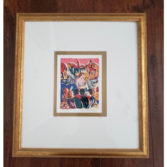 Modern 1990s “Emperor’s New Suit” Serigraph Signed and Numbered by Zamy Steynovitz, Framed For Sale - Image 3 of 7
