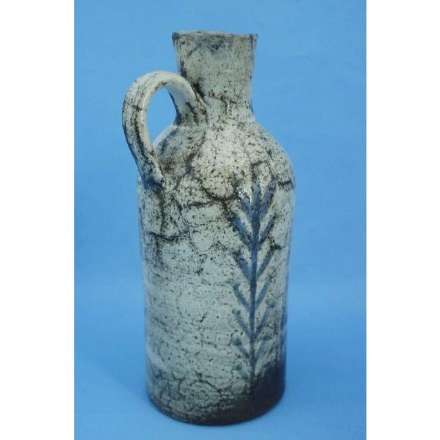 1950s 20th Century Ceramic Jug Vase by Atelier Le Mûrier of Gustave Reynaud, Vallauris France., 1950s For Sale - Image 5 of 18