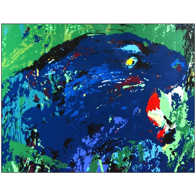 Abstract Expressionism Late 20th Century Black Panther, LeRoy Neiman For Sale - Image 3 of 6