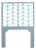 Ivy Headboard Twin, Pool Blue For Sale