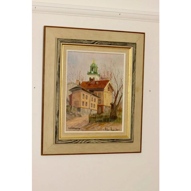 Björn Roberts, Anderswgatan, 1950s, Oil, Framed For Sale - Image 8 of 11