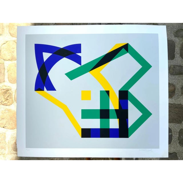 Gottfried Honegger Untitled - Gottfried Honegger Hand signed and numbered lithograph Circa 1990 80x70cm, This piece is...