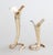 Mid-Century Polished Brass Calla Lily Candlesticks Candle Holders - A Pair For Sale - Image 4 of 8