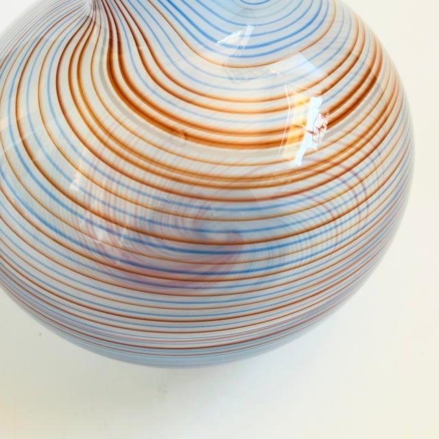 Dansk Mezza Filigrana Glass Vase For Sale In San Francisco - Image 6 of 9