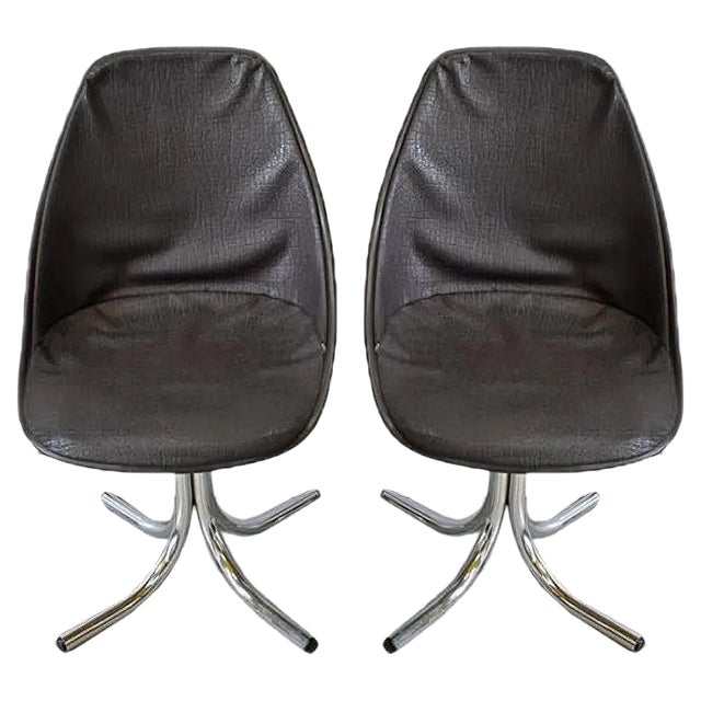 Set of Vintage Desk Chairs For Sale