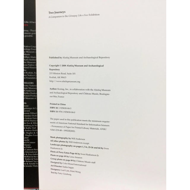 “Two Journeys” the Masks of Alphonse Pinart Hardcover Book For Sale - Image 9 of 13