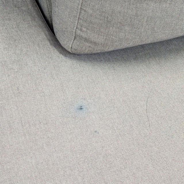 Textile BoConcept Modern Light Gray Sectional With Adjustable Headrests For Sale - Image 7 of 11