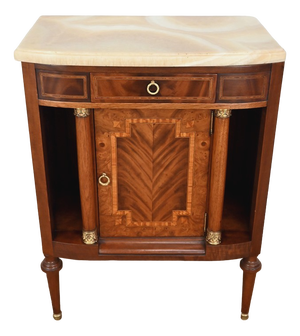 Small Louis XVI Style Mahogany Cabinet, 1930s