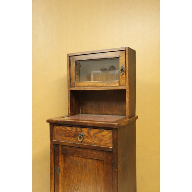 Antique American Two Part Step Back Cupboard With Hutch Chairish
