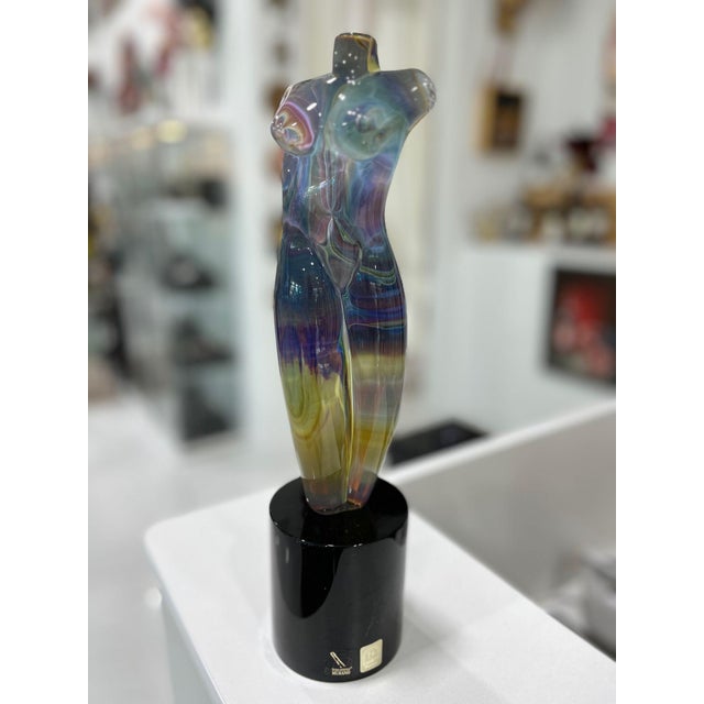 Murano Glass Female Torso Donna by Oscar Zanetti | Chairish