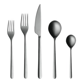 Mepra Linea 5-Piece Flatware Set, Ice For Sale