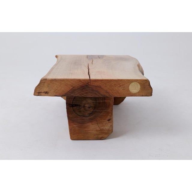 Wood Side Table in Walnut by Logniture For Sale - Image 7 of 16