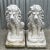 Traditional Vintage Traditional Gatekeeper Cast Cement Lion Statues - A Pair For Sale - Image 3 of 10