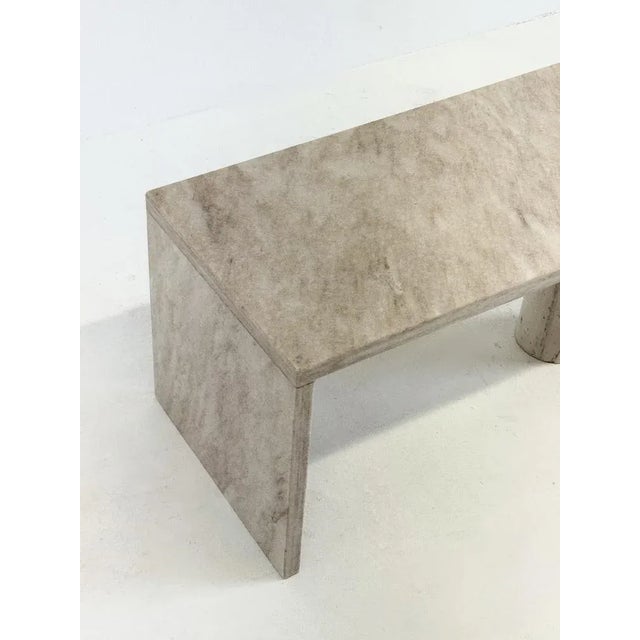 Italian Marble Palissandro Coffee or Side Table, 1980s For Sale - Image 10 of 11