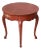Baker Furniture French Provincial Louis XV Walnut and Burl Wood Tea Table, Newly Refinished For Sale