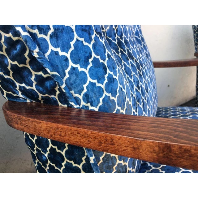 Wood Vintage Armchairs, 1940s, Set of 2 For Sale - Image 7 of 18