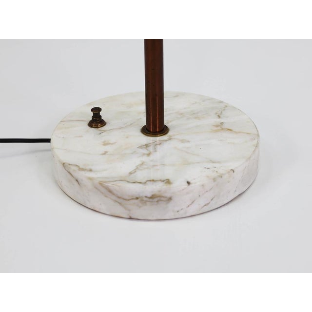 Mid-Century Modern Scandinavian Modern Floor Lamp with Slatted Shade by Louis Poulsen, 1960s For Sale - Image 3 of 9