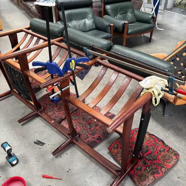 Lounge Sofa by Eric Merthen for Ire Möbel AB, 1960s For Sale - Image 17 of 18
