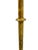 Gold Late 20th Century Hand-Forged Gilded Iron Martini Drink Table in the Style of Visual Comfort For Sale - Image 8 of 17