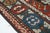 Antique Kazak Rug 4' X 9'5'' For Sale - Image 4 of 9